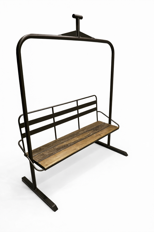 Ski Lift Chair - 3 Seater Stoke & Embr Mini Stoves