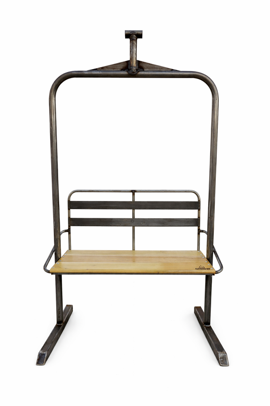 Unpainted 2 Seater Ski Lift Chair Stoke & Embr Mini Stoves