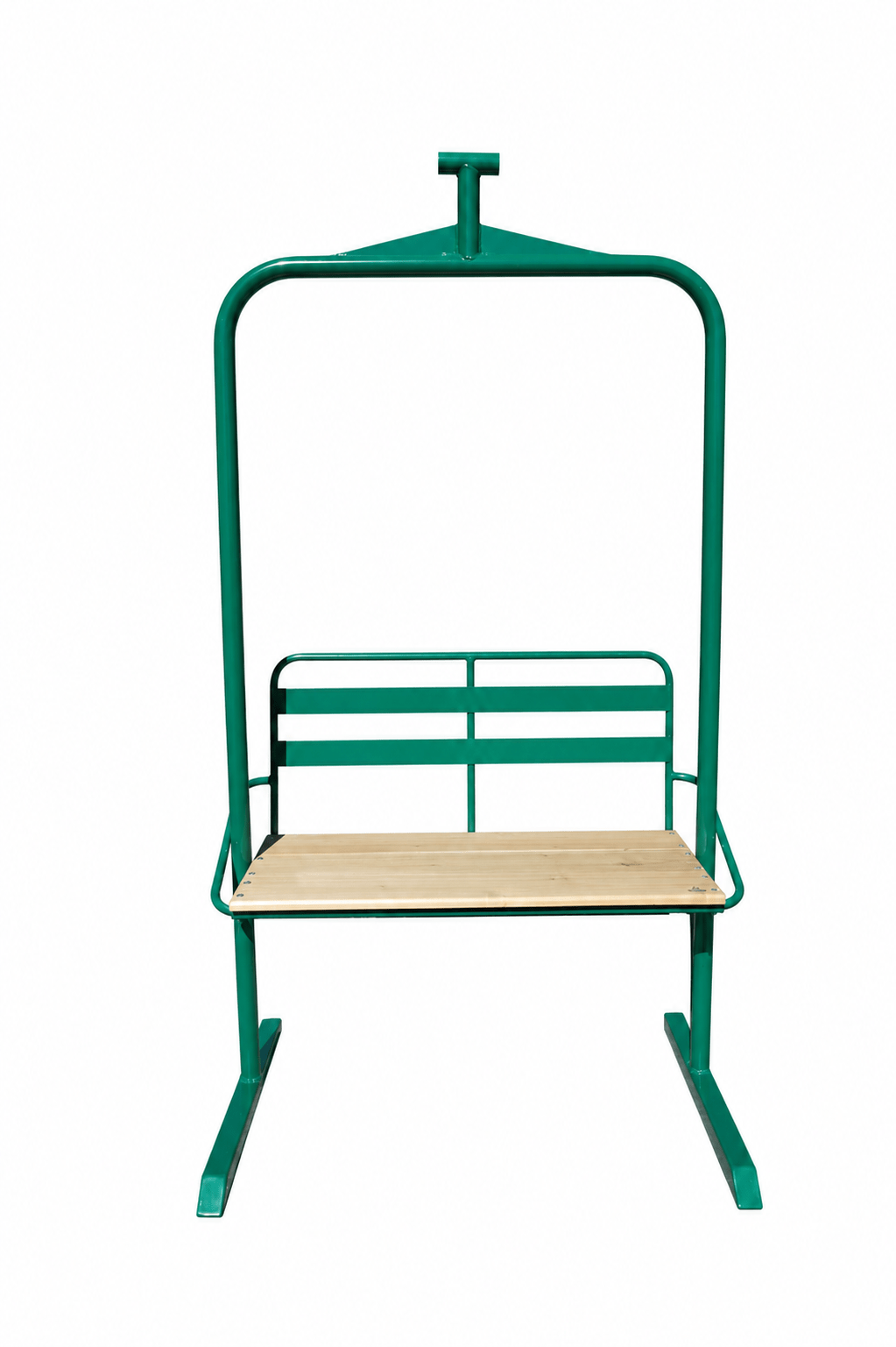 Ski Lift Chair - 2 Seater, Powder Coated Stoke & Embr Mini Stoves