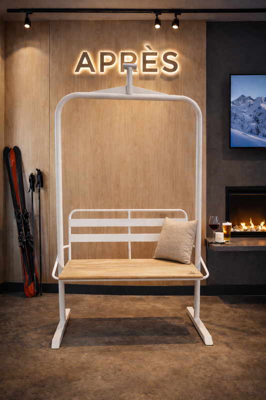 Ski Lift Chair - 2 Seater Stoke & Embr Mini Stoves