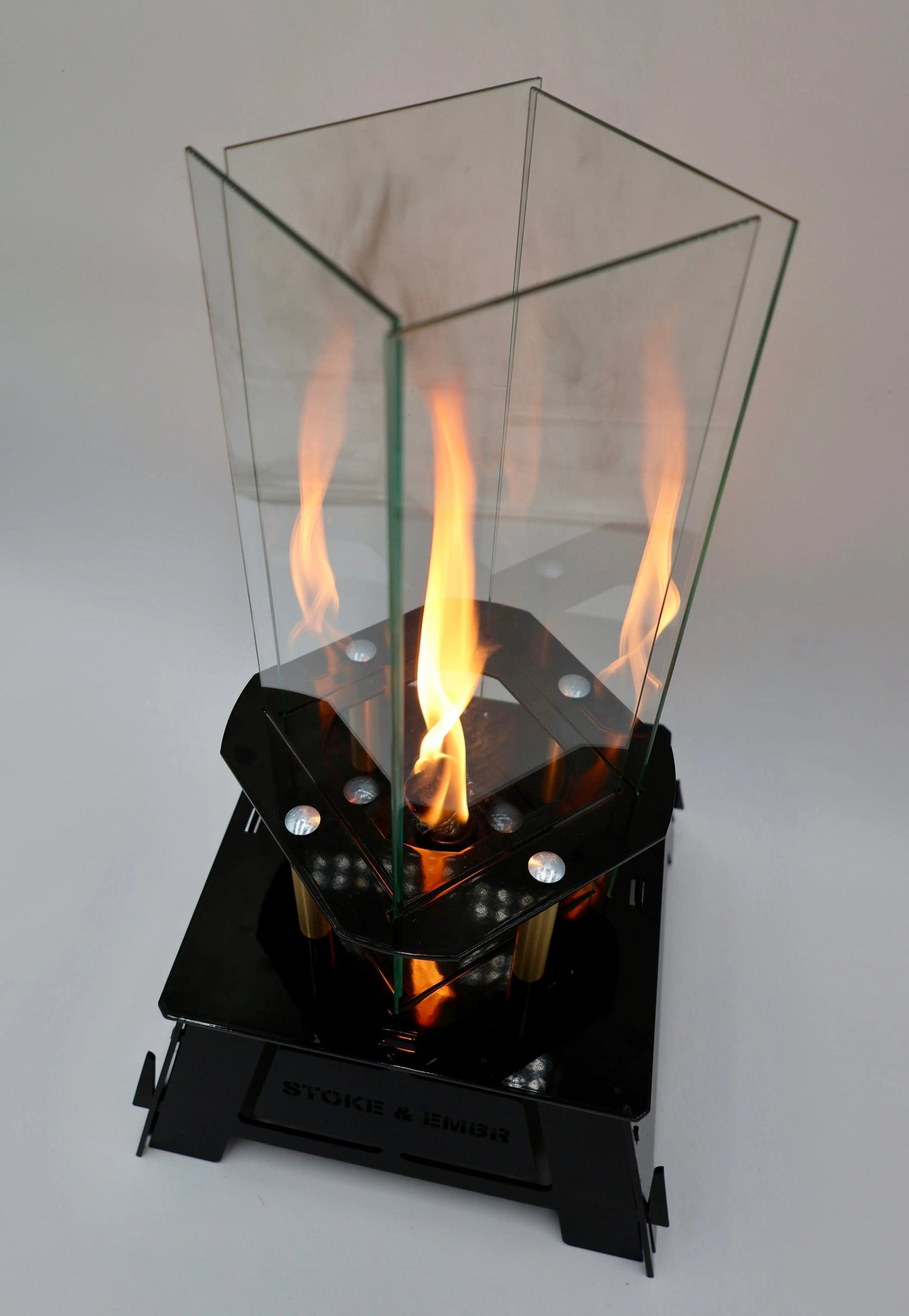 Aura Flame Tabletop Fire Feature Stoke & Embr Mini Stoves