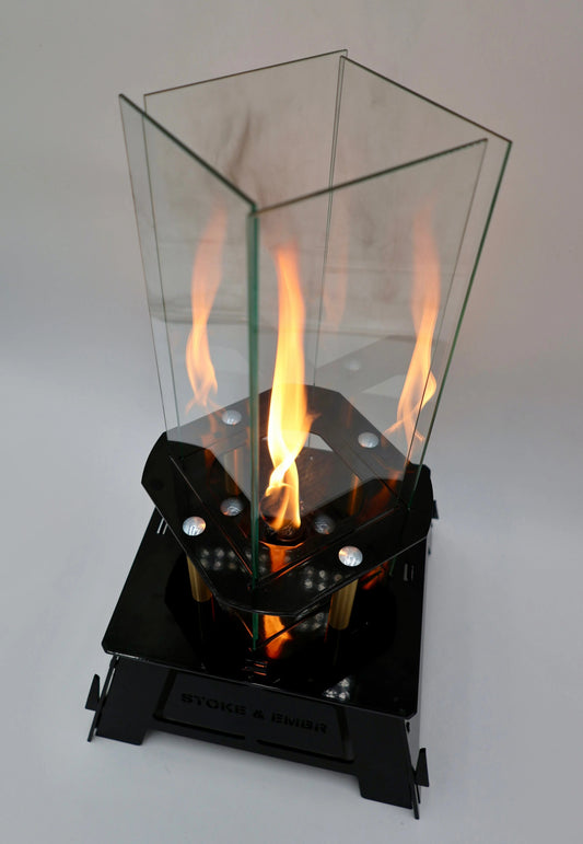 Aura Flame Tabletop Fire Feature Stoke & Embr Mini Stoves