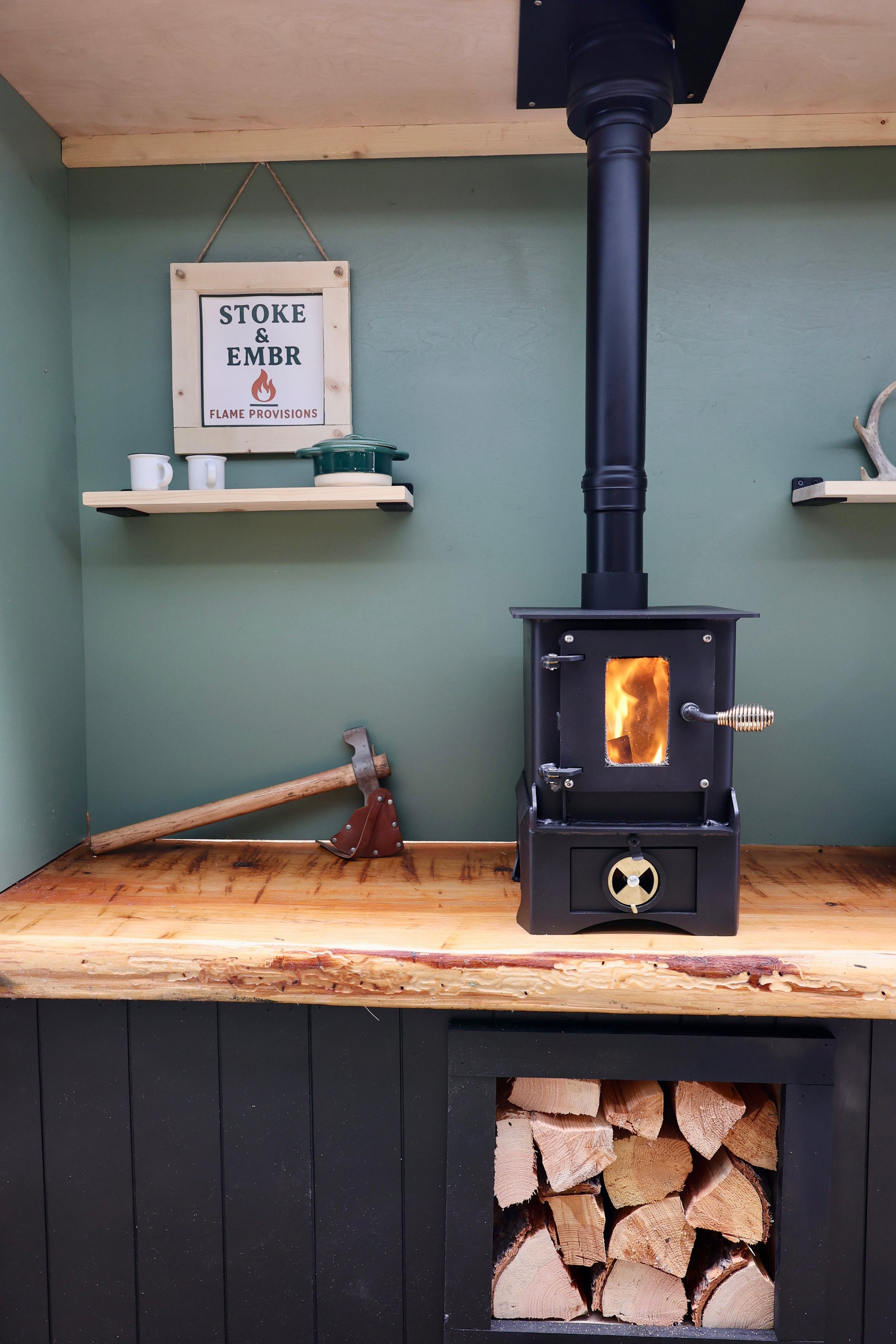3" Stove Pipe Stoke & Embr Mini Stoves